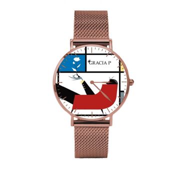 Montre Gracia P - Relax art Rose Gold