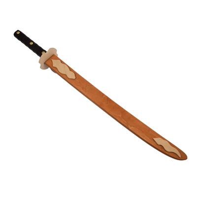 Wooden samurai sword, wooden toy ninja