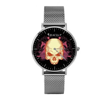 Montre Gracia P - Crâne de feu crâne feu Light Silver 1