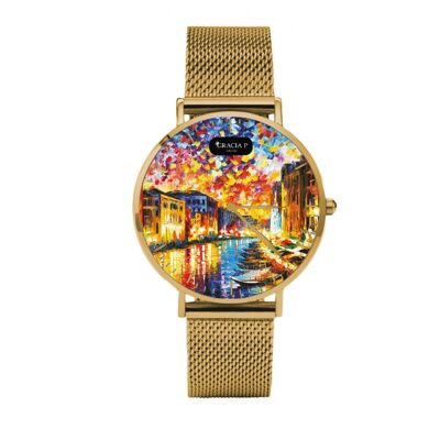Reloj Gracia P - Venecia Colores Oro