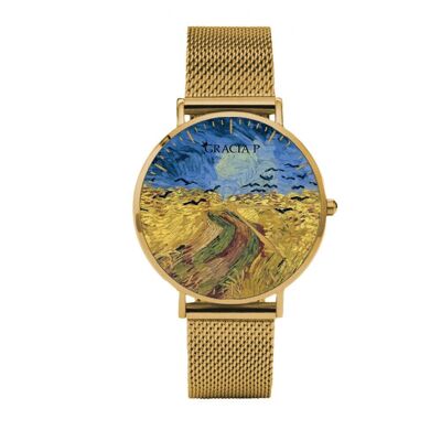 Gracia P Uhr – Flug der Krähen Gold