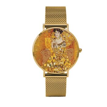 Gracia P - Montre femme en Or Doré