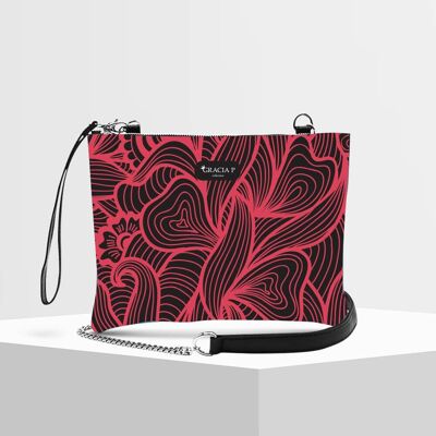 Clutch bag by Gracia P - Made in Italy - Abstract flowers