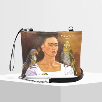 Pochette de Gracia P - Made in Italy - Frida avec des perroquets 1