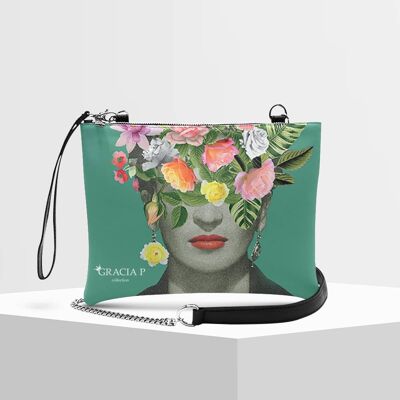 Clutch bag by Gracia P - Made in Italy - Frida Flowers