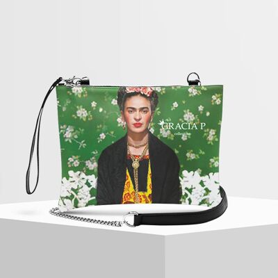 Clutch bag by Gracia P - Made in Italy - Frida Green