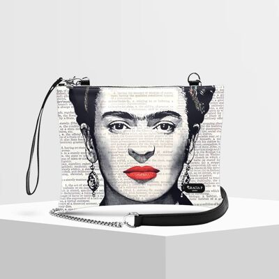 Clutch bag by Gracia P - Made in Italy - Frida white