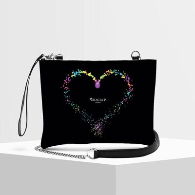 Clutch bag by Gracia P - Made in Italy - Glitter love