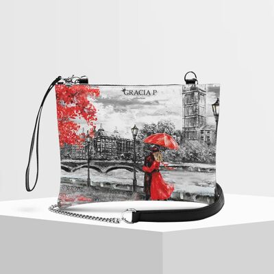 Clutch bag by Gracia P - Made in Italy - London vintage city