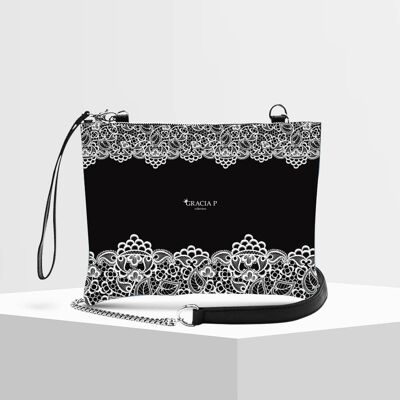 Clutch bag by Gracia P - Made in Italy - Artistic lace