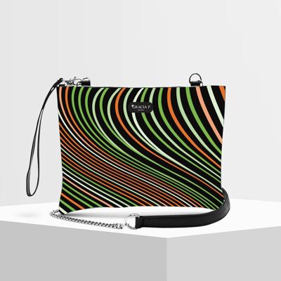 Clutch bag by Gracia P - Made in Italy - Multicolor waves ital