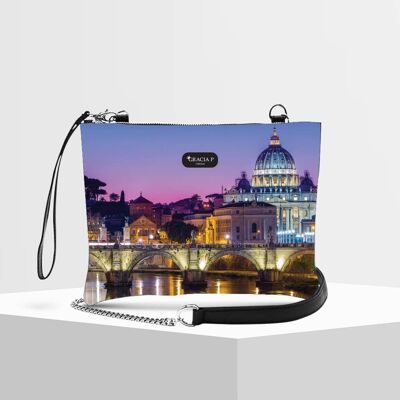 Clutch bag by Gracia P - Made in Italy - Roma Rome