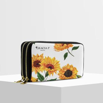 Portefeuille double ANGY par Gracia P - Portefeuille - Tournesols 1