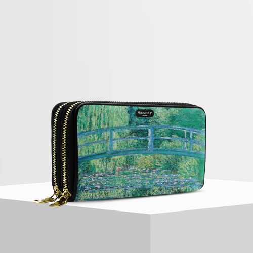 Portafogli ANGY Double di Gracia P - Wallet - Ninfee Monet