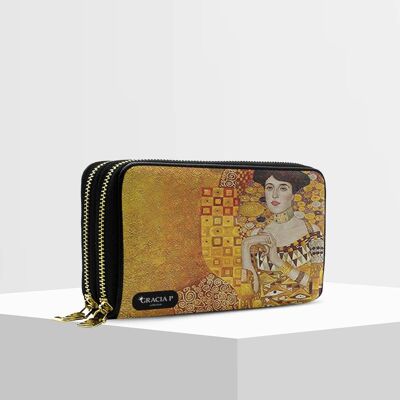 ANGY Double wallet by Gracia P - Wallet - Woman in gold