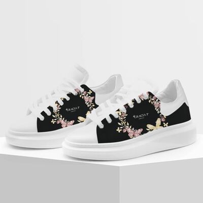 Sneakers Schuhe von Gracia P - MADE IN ITALY - Farbe Schmetterlinge