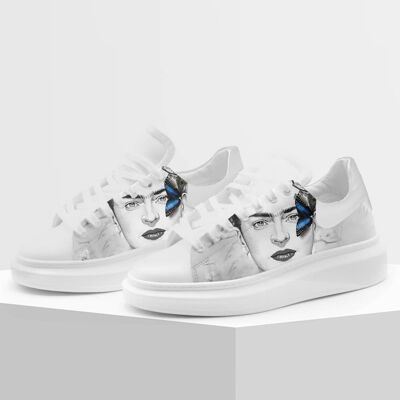 Zapatos Sneakers by Gracia P - MADE IN ITALY - Frida blanco ar
