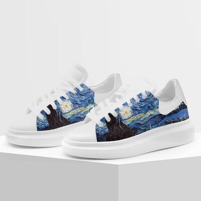 Sneakers Shoes by Gracia P - MADE IN ITALY - Starry Night