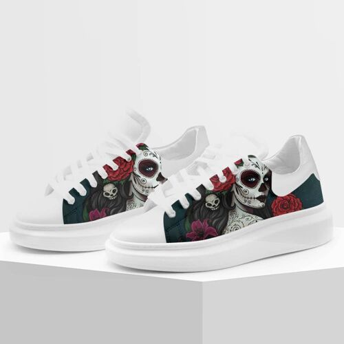 Scarpe Sneakers di Gracia P - MADE IN ITALY - Santa Muerte