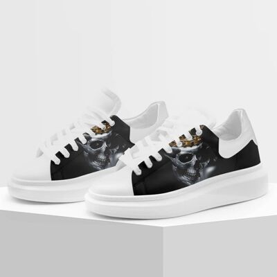 Chaussures Sneakers par Gracia P - MADE IN ITALY - Skull Kiss