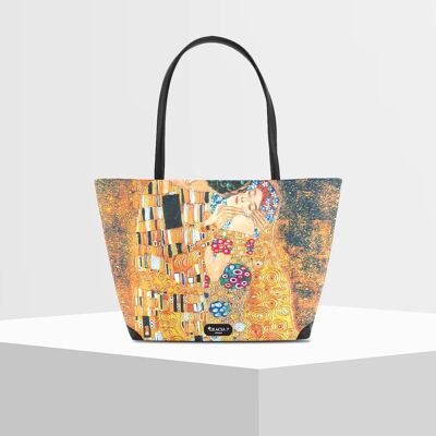 Shopper V Bag by Gracia P -Made in Italy- Bacio Klimt