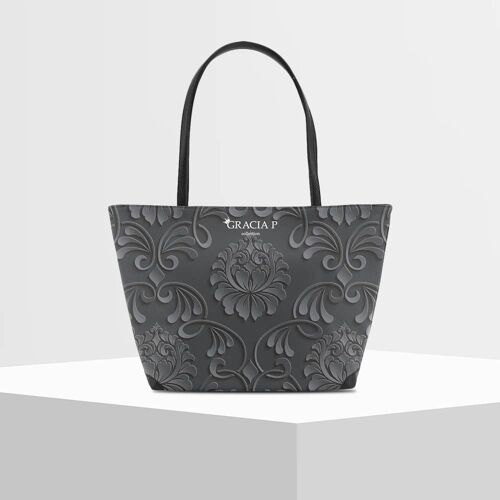 Shopper V Bag di Gracia P -Made in Italy- Barocco