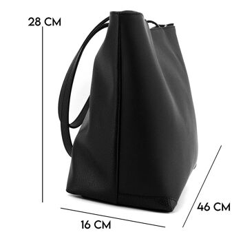 Sac Shopper V de Gracia P -Made in Italy- Dama au crépuscule 2