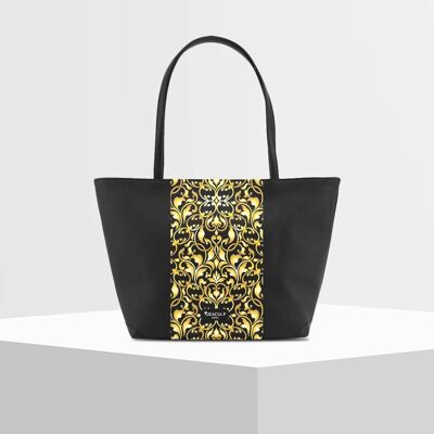Shopper V Bag di Gracia P -Made in Italy- Damasco