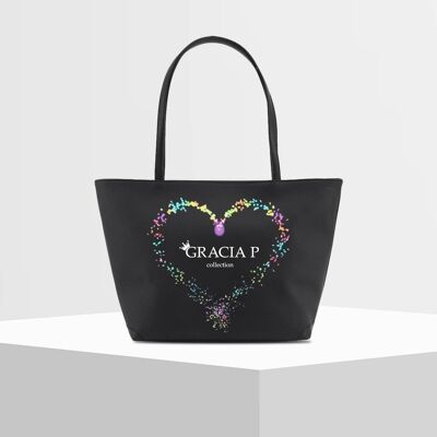 Sac Shopper V de Gracia P -Made in Italy- Glitter love