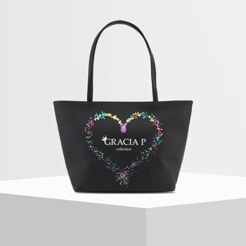 Sac Shopper V de Gracia P -Made in Italy- Glitter love 1