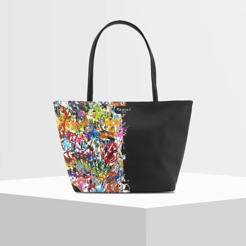 Shopper V Bag di Gracia P -Made in Italy- Graffiti