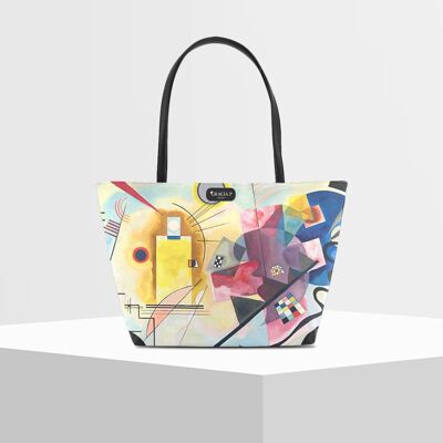 Shopper V Bag by Gracia P -Made in Italy- Kan art