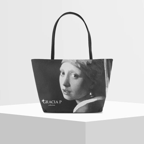 Shopper V Bag di Gracia P -Made in Italy- La ragazza turbant