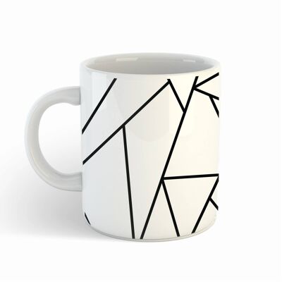 Mug sublimation - Mug - Abstrait noir et blanc