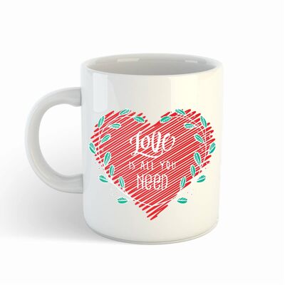 Mug sublimation - Mug - Tout ce dont vous avez besoin c'est de l'amour