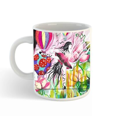 Taza sublimación - Taza - Bailando entre las flores