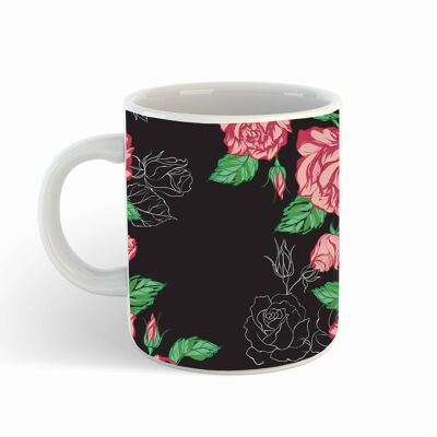 Mug sublimation - Mug - Rose noire