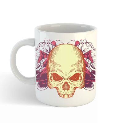 Taza sublimación - Taza - Fuego calavera calavera fuego