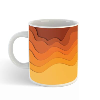 Sublimation mug - Mug - Waves fluo