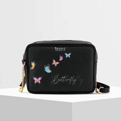 Tizy Bag di Gracia P - Made in Italy - Schmetterlingsfarben