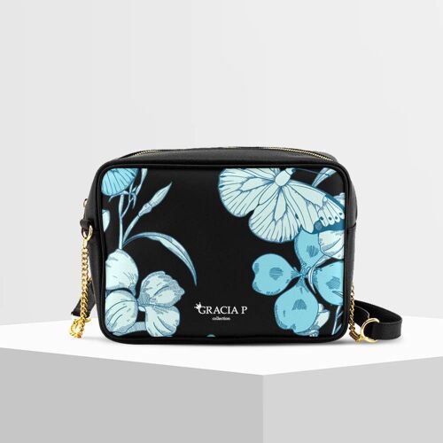 Tizy Bag di Gracia P - Made in Italy - Farfalle sky