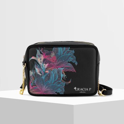 Tizy Bag di Gracia P - Fabriqué en Italie - Fleur multicolore