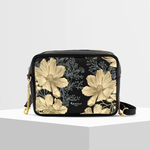 Tizy Bag di Gracia P - Made in Italy - Gold Flowers