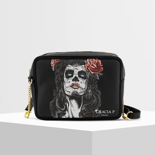 Tizy Bag di Gracia P - Made in Italy - Lady Skull Rose Color