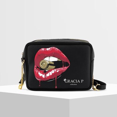 Tizy Bag de Gracia P - Fabriqué en Italie - Lèvres smack