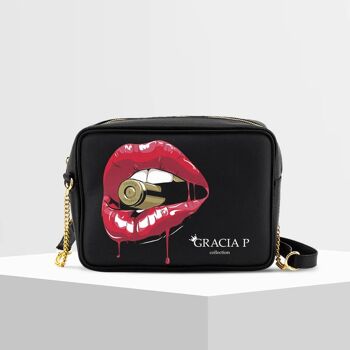 Tizy Bag de Gracia P - Fabriqué en Italie - Lèvres smack 1