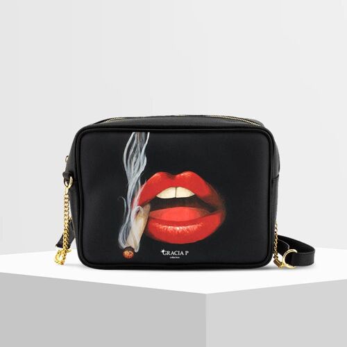 Tizy Bag di Gracia P - Made in Italy - Lips smack kiss