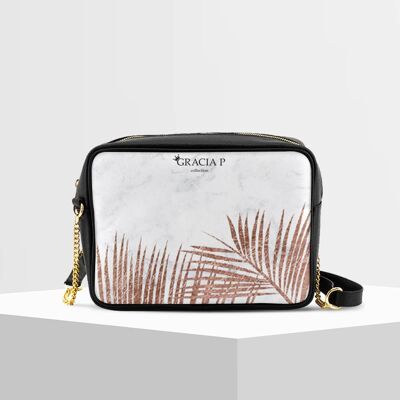 Tizy Bag by Gracia P - Made in Italy - White marble