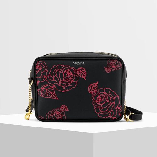 Tizy Bag di Gracia P - Made in Italy - Red flores