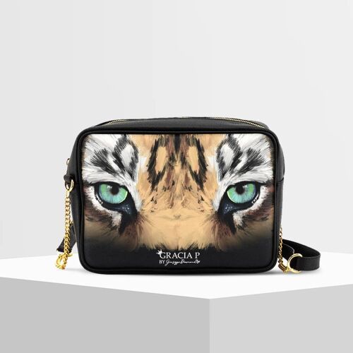 Tizy Bag di Gracia P - Made in Italy - Tiger ' s eyes